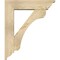 Ekena Millwork Legacy Traditional Rough Sawn Bracket w/ Offset Brace, Douglas Fir, 6"W x 22"D x 26"H BKT0604X22X26LEC01RDF - alternate 4
